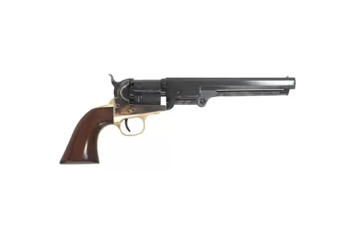 Cimarron 1851 Navy Oval .36 Cal,  7.5" Octagon Barrel, Walnut Grip, Walnut, 6rd
