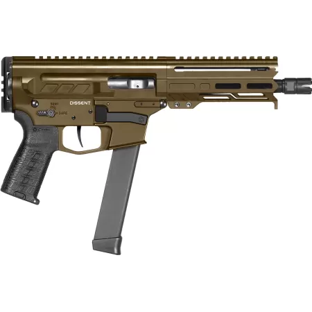 CMMG Dissent MKGS Midnight Bronze 9mm 6.5" Barrel 33-Rounds
