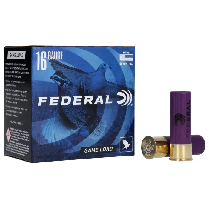 Federal Premium Game-Shok Game Load Shotshells - #7.5 Shot - 16 ga. - 1 oz. - 250 Rounds Federal Premium Game-Shok Game Load Shotshells - #7.5 Shot - 16 ga. - 1 oz. - 250 Rounds