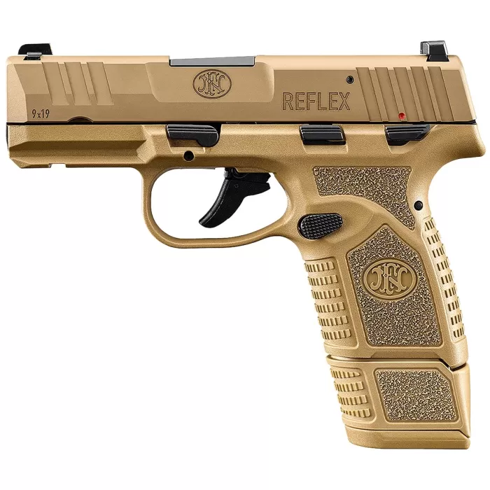 FN 66101417 Reflex 9mm Luger 15+1 11+1 3.30" Micro-Compact Frame Handgun FN 66101417 Reflex 9mm Luger 15+1 11+1 3.30" Micro-Compact Frame Handgun