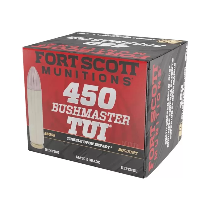 Fort Scott Munitions Tui, Fsm 450bm-250-scv 450bm 250gr Scs Tui 20/10 Fort Scott Munitions Tui, Fsm 450bm-250-scv 450bm 250gr Scs Tui 20/10