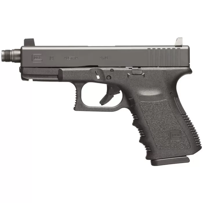 Glock 19 Gen3 9mm 15-Round Pistol with Threaded Barrel
