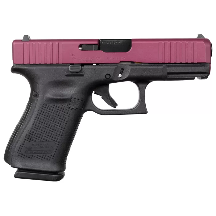 GLOCK 19 Gen5 Semi-Auto Pistol with Black Cherry Slide