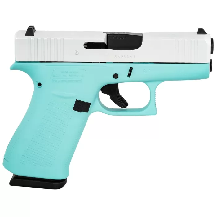 Glock 43X 9Mm 10Rd Reb Pearl Wht Sld UX4350204-REBFRPWS