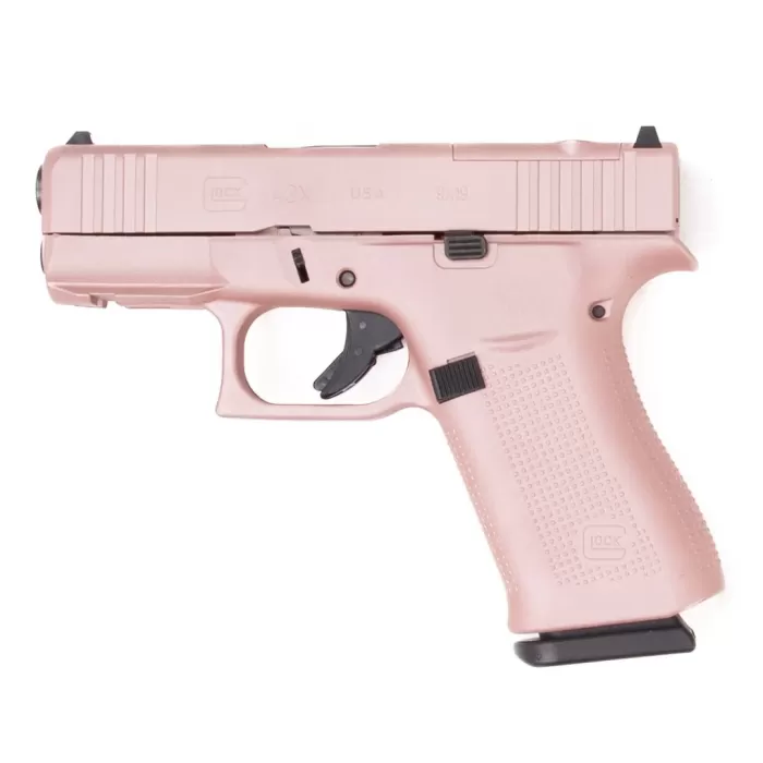 Glock 43X 9mm Luger 3.4in Rose Gold Cerakote Pistol - 10+1 Rounds