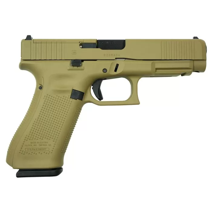 Glock 47 Gen 5 Mos Fde Handgun 9Mm Luger 17Rd Magazines (3) 4.49" Barrel Austria PA475S203MOSFDE