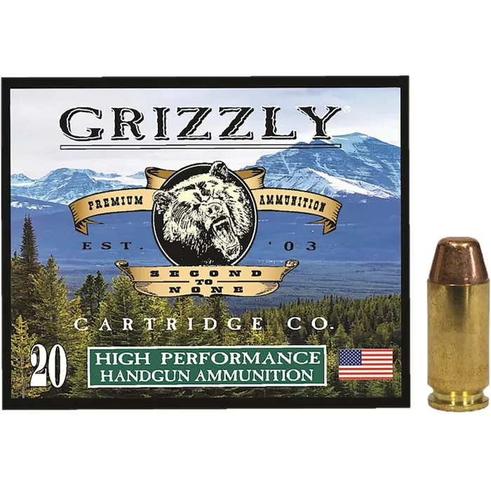 Grizzly Ammunition .40 Smith & Wesson 200 Grain Handgun Ammo Grizzly Ammunition .40 Smith & Wesson 200 Grain Handgun Ammo