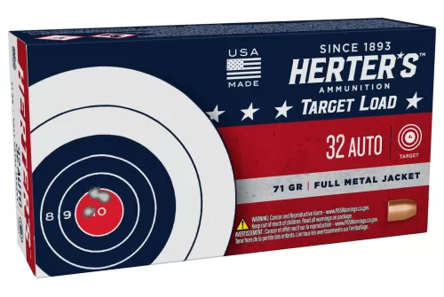 Herter's Target.32 Auto 71 Grain Handgun Ammo