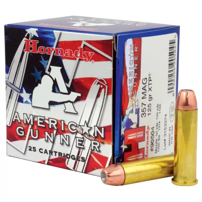Hornady American Gunner .357 Mag 125 Grain Handgun Ammo Hornady American Gunner .357 Mag 125 Grain Handgun Ammo