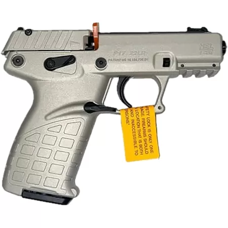 Kel-Tec P17 .22LR 3.93" 16rd Pistol, Shimmer Aluminum - P17SA