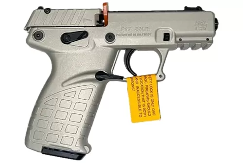 Kel-Tec P17 .22LR 3.93" 16rd Pistol, Shimmer Aluminum - P17SA
