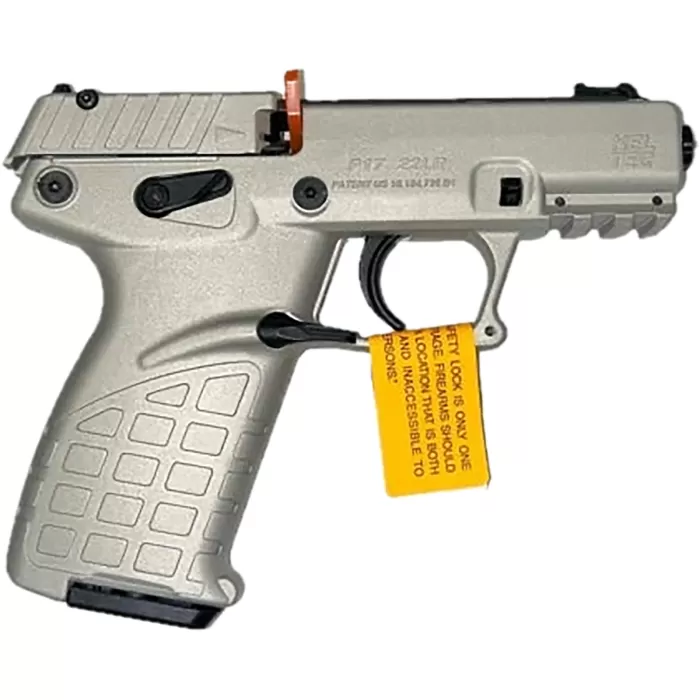 Kel-Tec P17 .22LR 3.93" 16rd Pistol, Shimmer Aluminum - P17SA