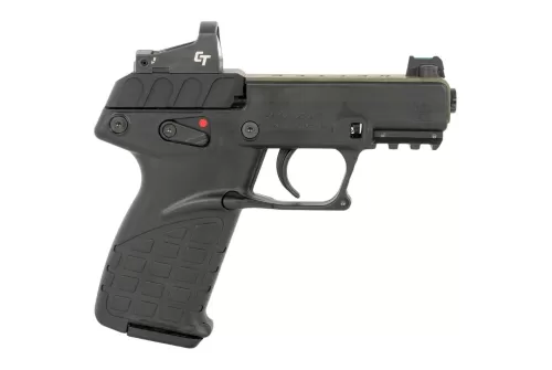 Kel-Tec P17GRNBLKOPTIC P17 22 LR 16+1 3.80" w/Optic & Holster Green/Black