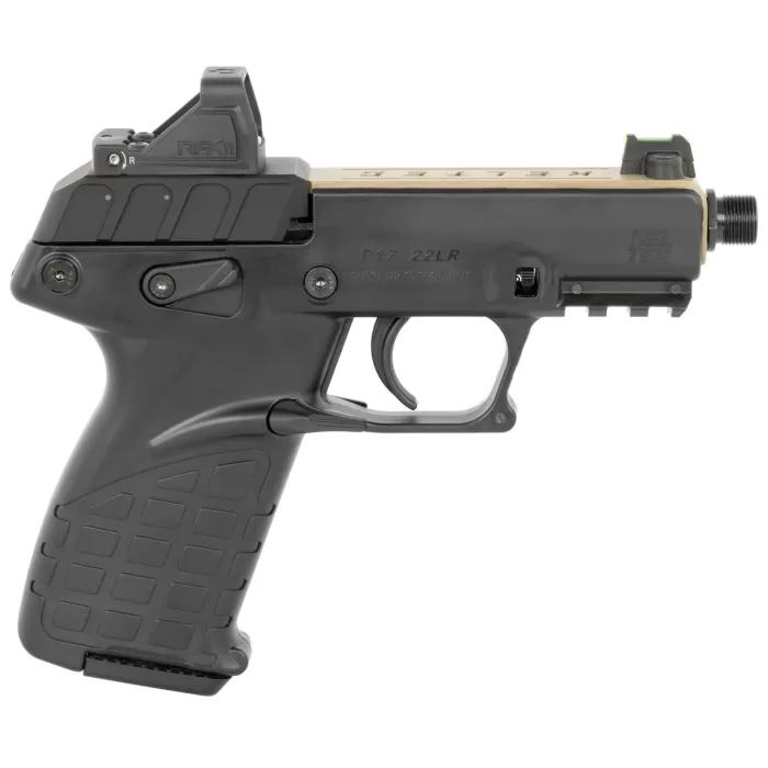 Kel-Tec P17TANBLKOPTIC P17 22 LR 16+1 3.80 Kel-Tec P17TANBLKOPTIC P17 22 LR 16+1 3.80