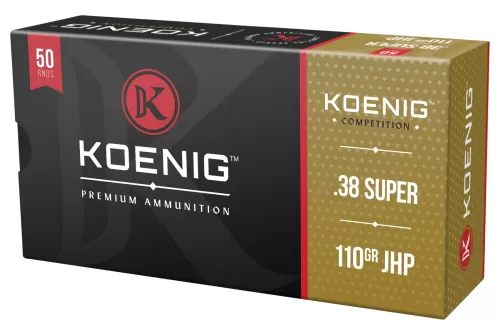 Koenig Competition Handgun Ammo - .38 Super