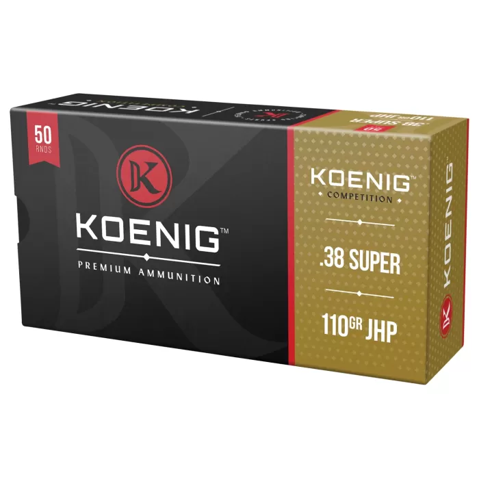 Koenig Competition Handgun Ammo - .38 Super Koenig Competition Handgun Ammo - .38 Super