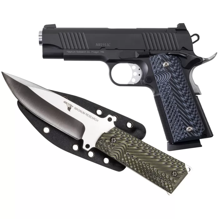 Magnum Research 1911 C Desert Eagle 9Mm 4.33 Blk Knife Pkg DE1911C9-K