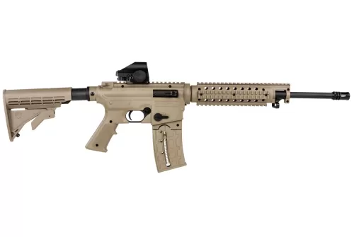 Mossberg International 715t, Moss 37240 715 Ftop 22  Adj Stock 25rd Grn Dot Fde