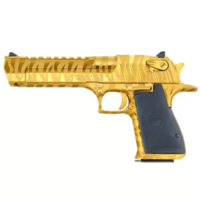 MR DESERT EAGLE 44MAG 6 TITANIUM GOLD TIGER BLEM MR DESERT EAGLE 44MAG 6 TITANIUM GOLD TIGER BLEM