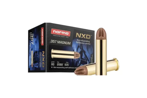 Norma NXD .357 Magnum Non-Expanding Self-Defense Ammo (20/box) 611640020