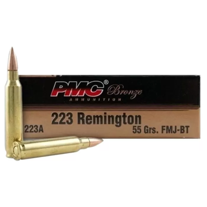 PMC Bronze .223 REM, 55gr, FMJBT - 200 Rounds [MPN: 223A-BP]