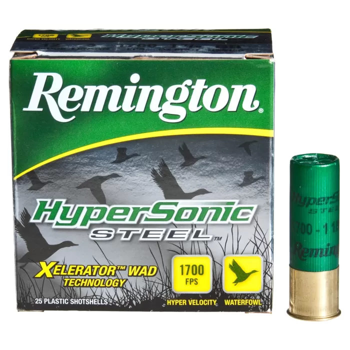 Remington HyperSonic Steel Shotshells - 12 Ga. - BB Shot - 1-3/8 oz. - 25 Rounds