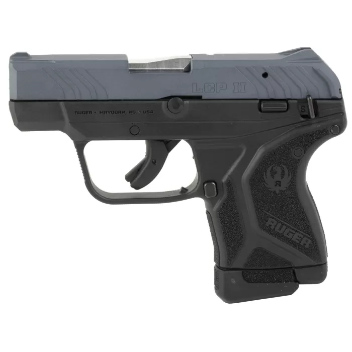 Ruger LCP II .22LR Pistol, 2.75" Barrel, Cobalt Kinetic Slate Blue, Black - 13729