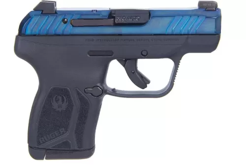 Ruger LCP MAX .380ACP, 2.8" Barrel, Sapphire, Tritium Front Sight, 10rd
