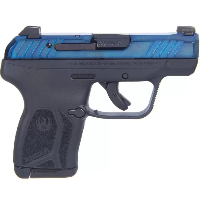 Ruger LCP MAX .380ACP, 2.8" Barrel, Sapphire, Tritium Front Sight, 10rd