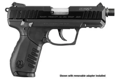 Ruger SR22 Rimfire Pistol with Threaded Barrel
