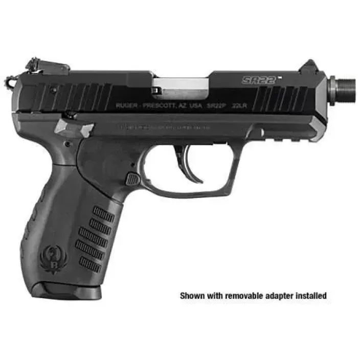 Ruger SR22 Rimfire Pistol with Threaded Barrel Ruger SR22 Rimfire Pistol with Threaded Barrel