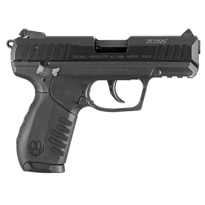 Ruger SR22 Semi-Auto Rimfire Pistol - Blue/Black - 3.5
