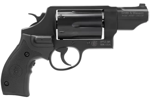 S&W Governer 410 Bore,45 ACP,45 Colt 2.75in 6rd Matte Black Revolver with Laser Grip (162411)