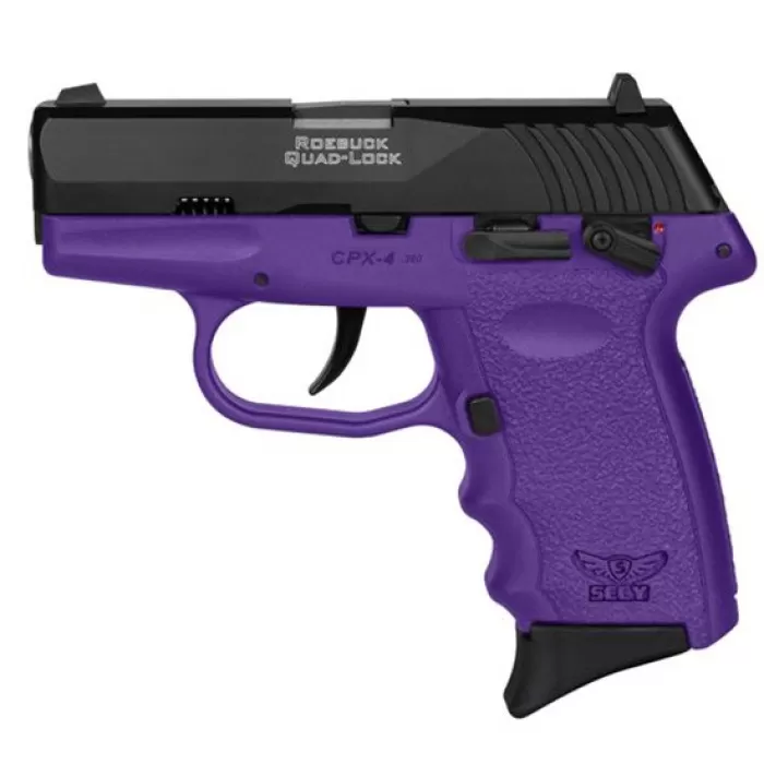 SCCY CPX-4 .380 ACP 2.96" 10+1rds, Purple - CPX-4CBPU
