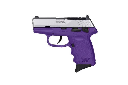 Sccy Industries Cpx-4, Sccy Cpx-4ttpurdrg3 380 ACP 2.96" 10rd Purple Tt Slide Pur Grip  Sft