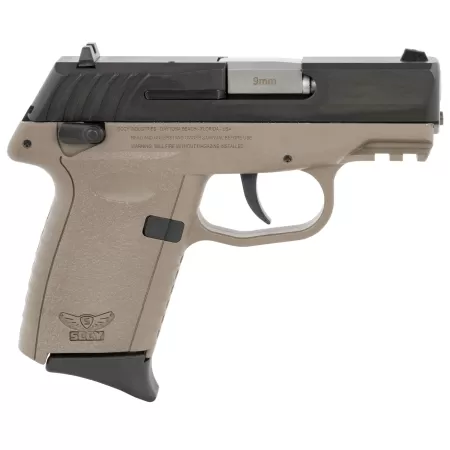 Sccy Industries , Sccy Cpx-1cbdeg3 9mm Blk Slide Drk Grip - 10r