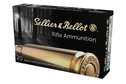 Sellier & Bellot 8X57mm JR 196 Grain Soft Point Centerfire Rifle Ammo