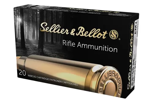 Sellier & Bellot Centerfire Rifle Ammo - 6.5 X 55 Swedish -         140 Grain - 20 Rounds - FMJ