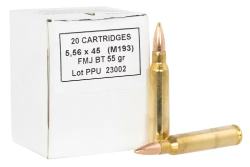 TR&Z Metric Rifle 5.56x45mm, 55gr, Full Metal Jacket Boat-Tail, 1000Bx