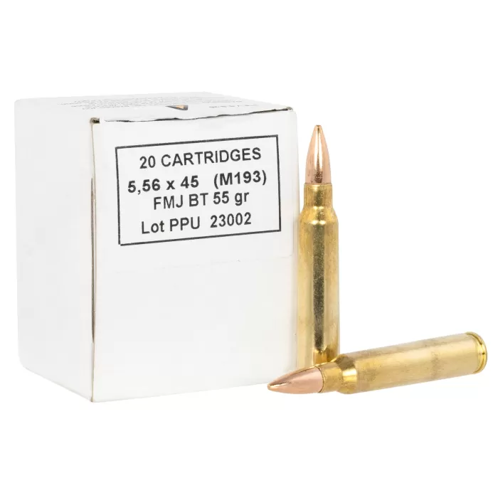 TR&Z Metric Rifle 5.56x45mm, 55gr, Full Metal Jacket Boat-Tail, 1000Bx