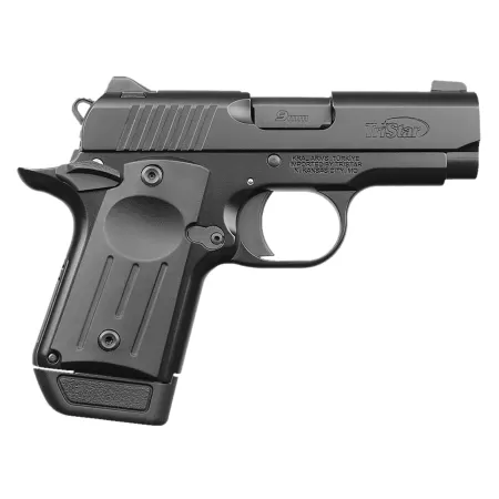 TriStar Protege X 9mm, 3.22" Barrel, Black Cerakote, Thumb Safety, 7rd