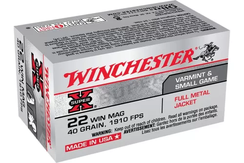 Winchester Super-X 22 WIN MAG Rimfire Ammo - 50 Rounds