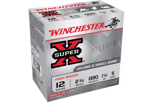 Winchester Super-X High Brass Game Loads Shotshells - 12 Ga. - 25 Rounds