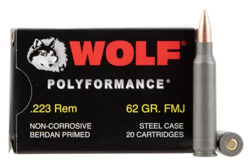 Wolf Polyformance, Wolf 22362        223     Fmj Cp    62  500