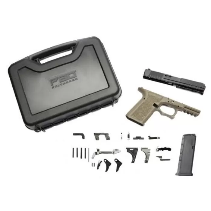 Polymer80 PF940CBBSFDE PF940C Buy Build Shoot Kit Glock 19/23 Gen3 Polymer Flat Dark Earth 15rd Polymer80 PF940CBBSFDE PF940C Buy Build Shoot Kit Glock 19/23 Gen3 Polymer Flat Dark Earth 15rd