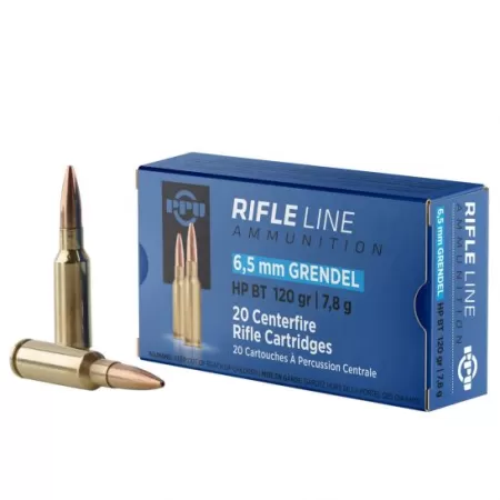 Ppu Ammo 6.5 Grendel - 120gr. Fmj-bt 20-pack