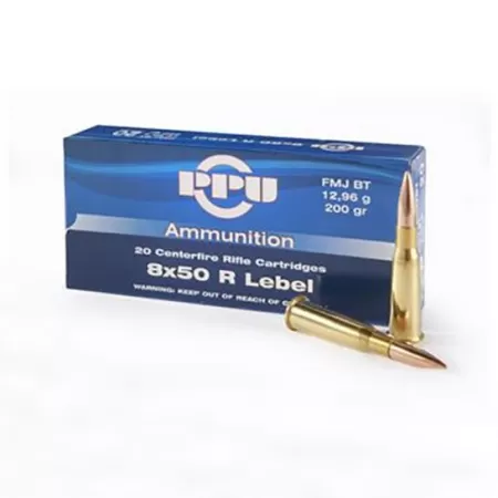 PPU Rifle Line, 8x50R Lebel, FMJ-BT, 200 Grain, 20 Rounds