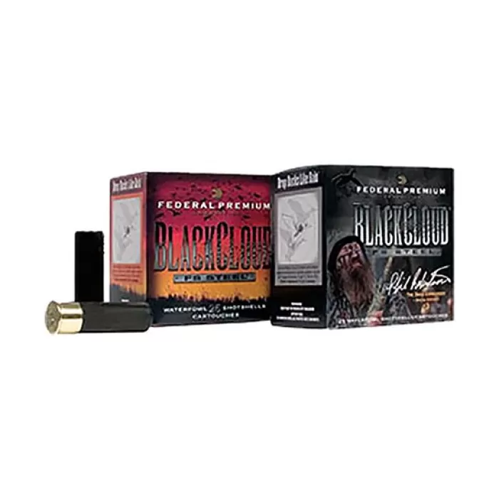 Federal 12ga 2.75" 1oz #4 Black Cloud Waterfowl Shotshell Ammunition 25rds - PWB146 4 Federal 12ga 2.75" 1oz #4 Black Cloud Waterfowl Shotshell Ammunition 25rds - PWB146 4
