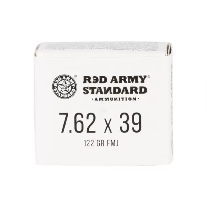 Red Army Standard 7.62x39mm 122GR FMJ 20rd - AM3092 Red Army Standard 7.62x39mm 122GR FMJ 20rd - AM3092
