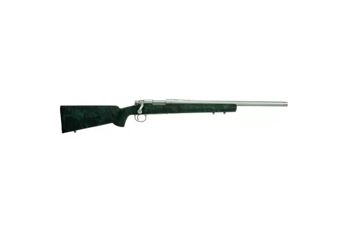Remington, 700 5-R, Bolt Action Rifle, 300 Win, 24" Stainless Threaded Barrel, Black With Green Webbing HS Precision Stock, 3 Rounds, X-Mark Pro Trigger, Right Hand
